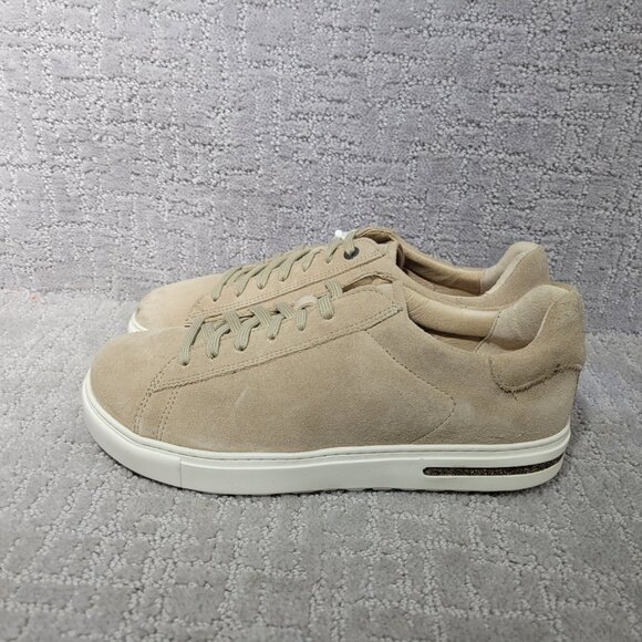 Birkenstock Bend Low Unisex Size EU 41 US L10 M8 Taupe Suede Leather Sneakers. - Picture 3 of 12